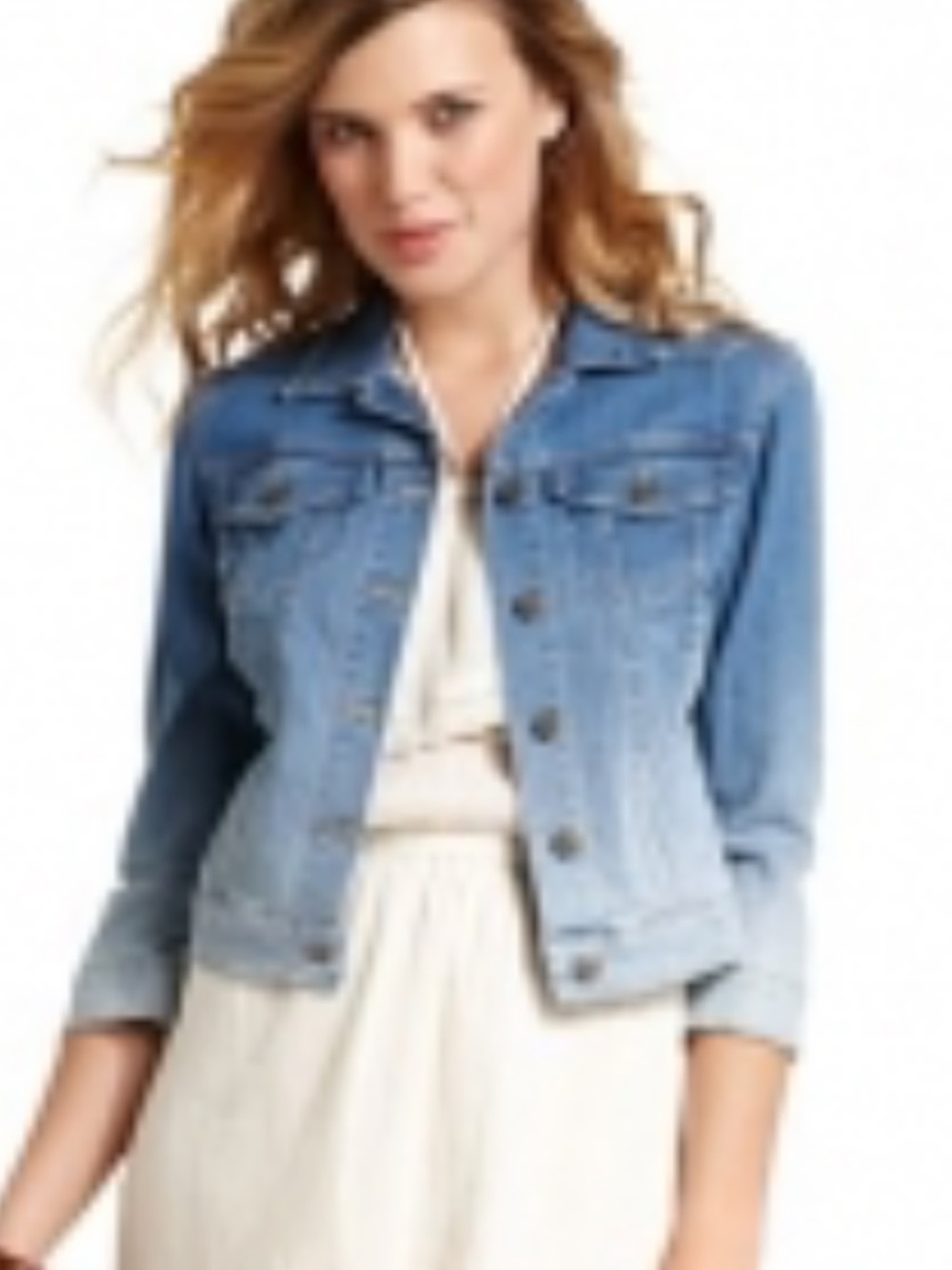 Jessica Simpson Light Blue Denim Jean Jacket